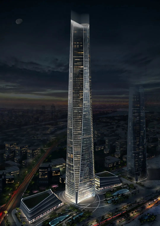 大型动臂式塔吊亮相海南在建第一高楼 2 .png